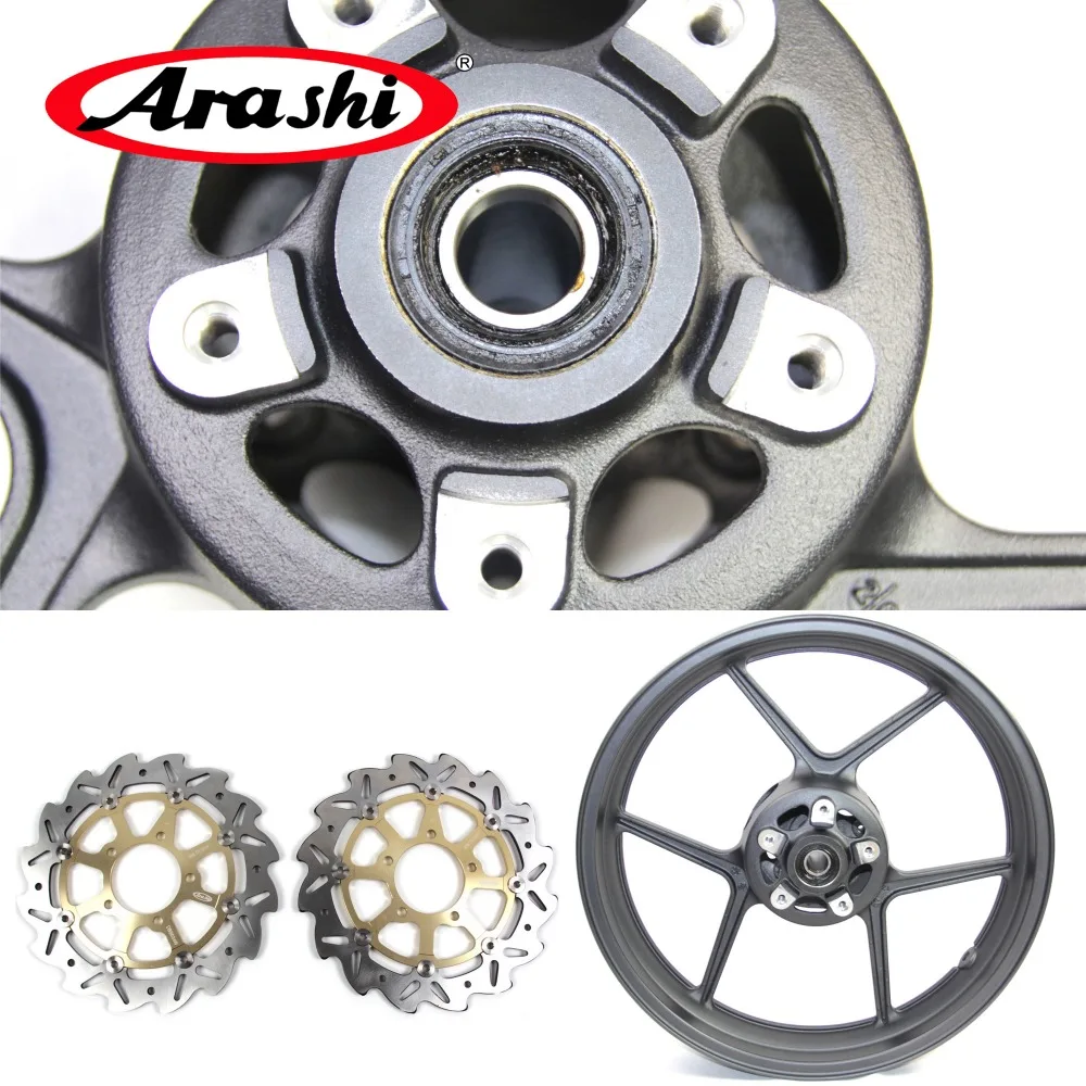 Передний диск тормозного диска Arashi ZX6R 05 12 для KAWASAKI ZX 6R 2005 2012 2006 2007 2008 2009 2010 2011