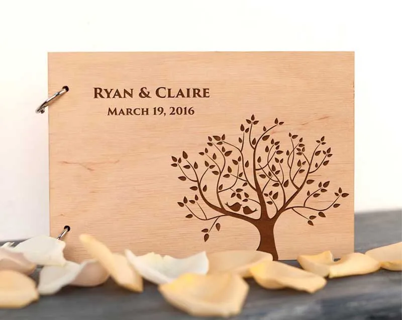 Рустикальная Свадьба Гостевая книга гостевая для свадьбы дерево свадебные туфли