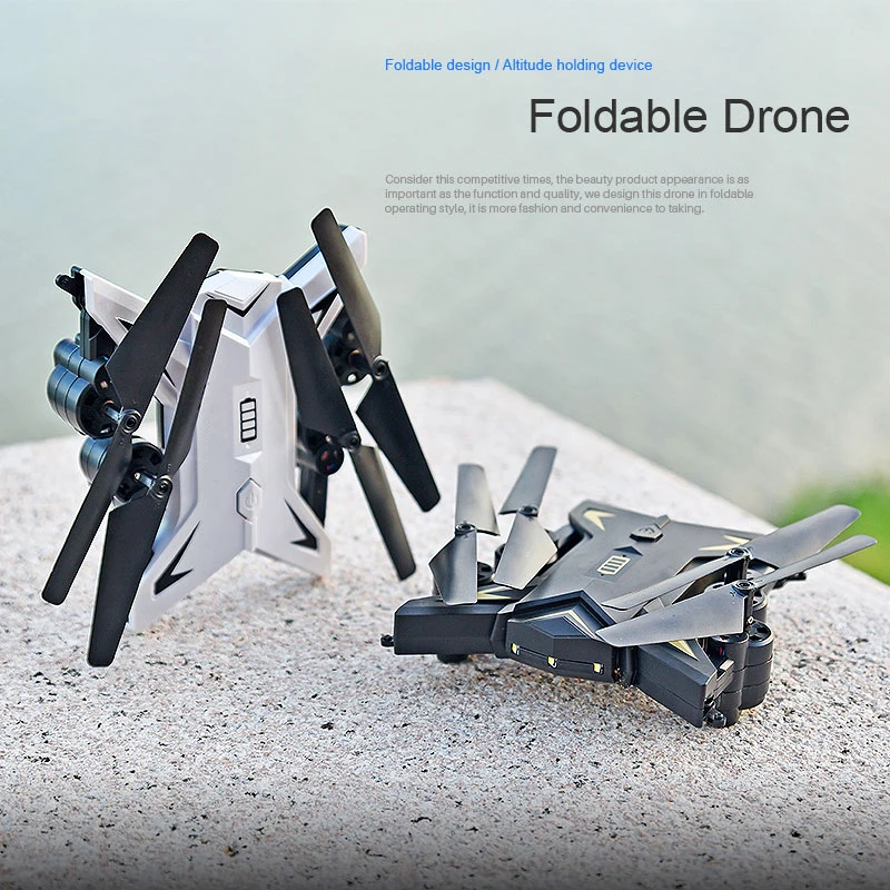 Радиоуправляемый вертолет 1080P камера Дрон Wi Fi FPV HD складной квадрокоптер 2 4G
