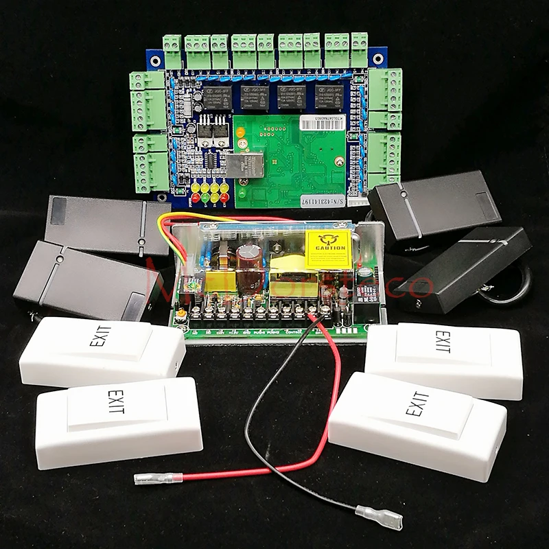 Комплект интеллектуального управления доступом с 4 дверцами Tcp/ip Network L04 панель