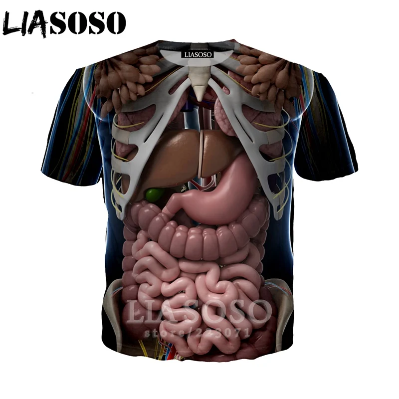LIASOSO летняя Мужская и Женская толстовка с 3D принтом сердца черепа почек тонкая