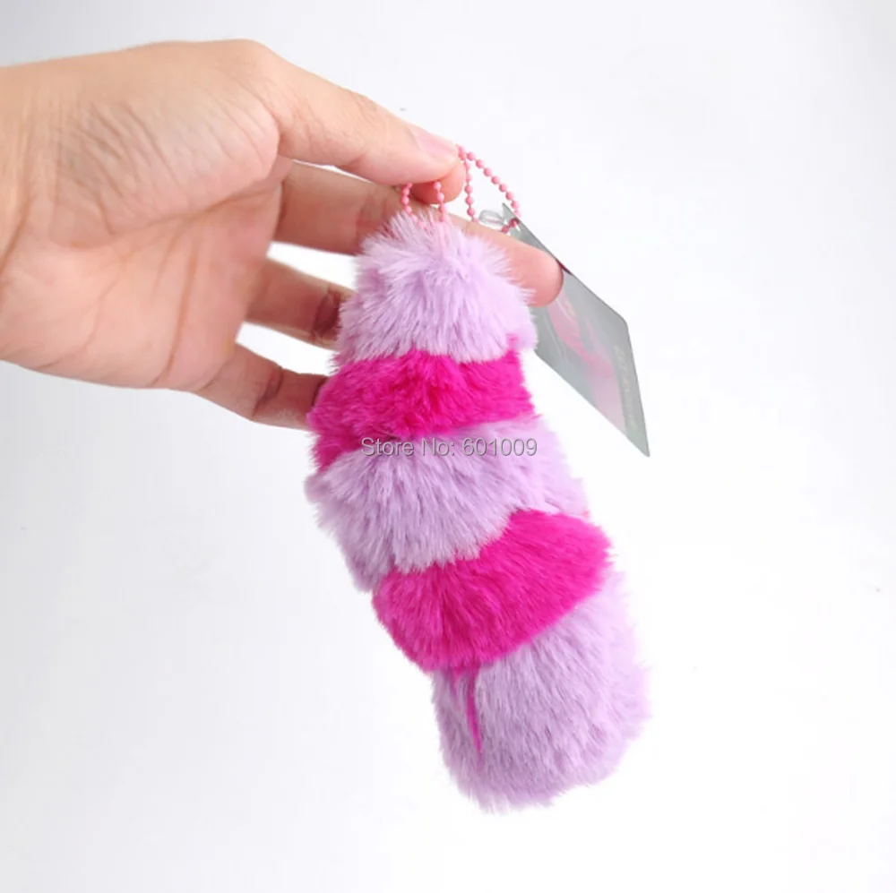 Cheshire игрушечный кошачий хвост 8 &quotплюшевая кукла брелок для ключей мягкие