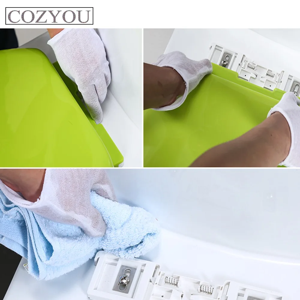 Универсальная Стильная крышка для унитаза U образной формы более толстая