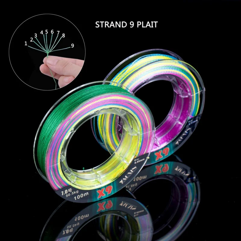 9 подставок ПЭ плетеная многонитевая рыболовная леска для ловли карпа рыболовные