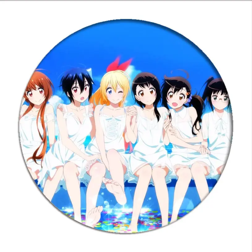1 шт. брошь в виде манги Nisekoi Значки для косплея Kirisaki Chitoge |