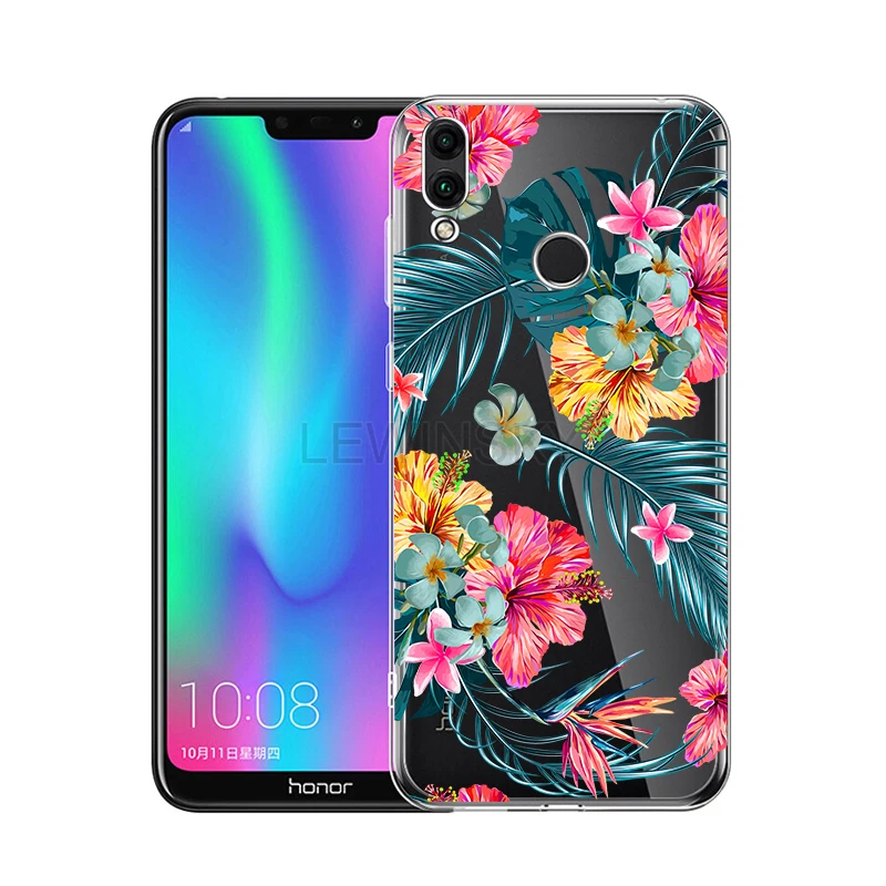 Кружевное платье с цветочным рисунком мягкий ТПУ чехол на huawei Honor 8X 8A 7A 7C Коврики 10 20 P10 P30 P20 lite Pro Nova 3i Y7 Y6 Y5 чехол Крышка