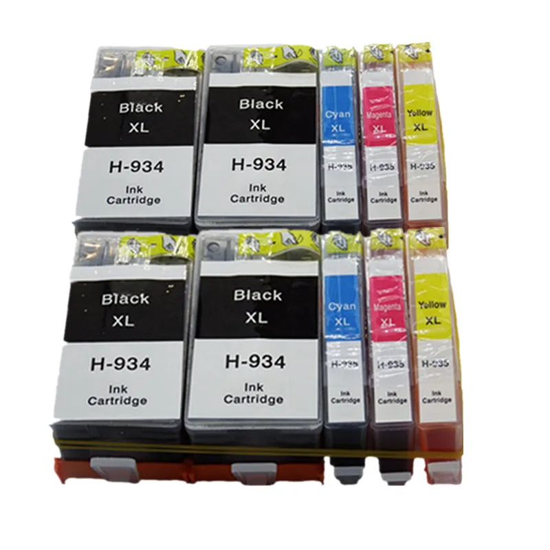 Замена 934 935 XL 934XL 935XL чернильные картриджи для HP934 HP934XL HP935 HP935XL Officejet Pro 6830 6812 6815 6835 6230 - Цвет: 2SET 2BK