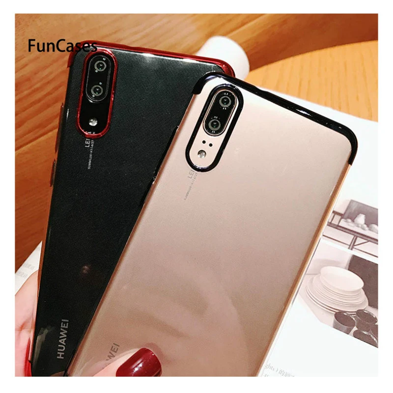 Мягкий чехол из ТПУ с покрытием для huawei P20 Lite P10 Plus P Smart 2019 mate 20 Nova 3 3i Honor 8C 9 10 8X8 7C 7A Pro