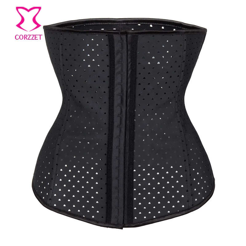 Корсет Corzzet с черными отверстиями дышащие рандовые корсеты и бюстье корсет для