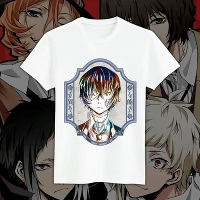 20 Новая футболка Bungou для бродячих собак Nakahara Chuuya дазай Осаму, Мужская футболка, летние футболки, топы - Цвет: 20