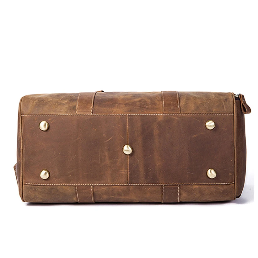 Мужская Дорожная сумка из натуральной кожи с карманом для обуви|Дорожные сумки| |