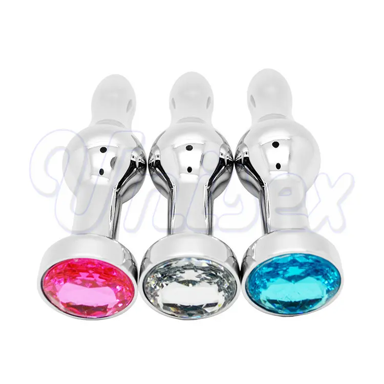 Серебристая Анальная пробка из нержавеющей стали металлическая анальные