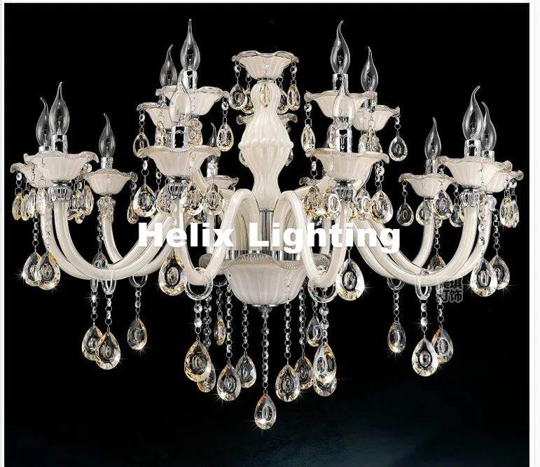 Бесплатная доставка белая хрустальная люстра современная украшения из