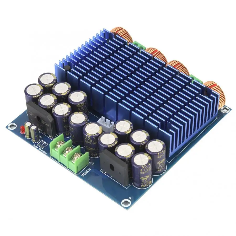 XH M252 Ultra High Power TDA8954TH Dual Chip плата цифрового стерео усилителя мощности 420 Вт * 2|Детали