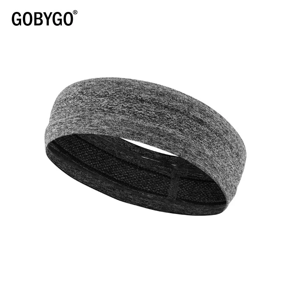 GOBYGO Elastic Sweatband Sports Gym Headband Anti-Slip Women Men Breathable Basketball Fitness Yoga Volleyball Cycling Hair Band | Спорт и