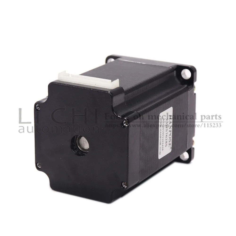NEMA 23 шаговый двигатель 23HS7628 23HS8430 4 свинцовый 270oz in 76 мм 2.8A биполярный DM542 CE ISO ROHS