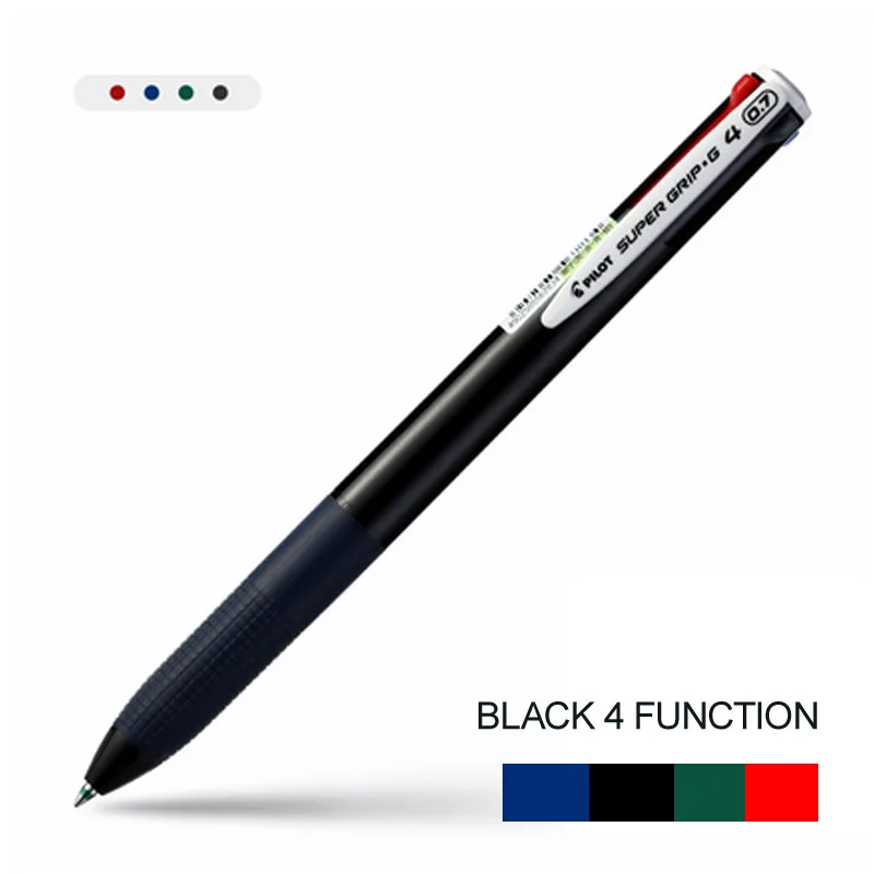 As shown Pilot BKSG-25, супер ручка, многоцветная шариковая ручка, пресс-тип, 0,7 мм, многофункциональная ручка для студентов, три-в-одном, цветной модуль, ручка - Цвет: As shown