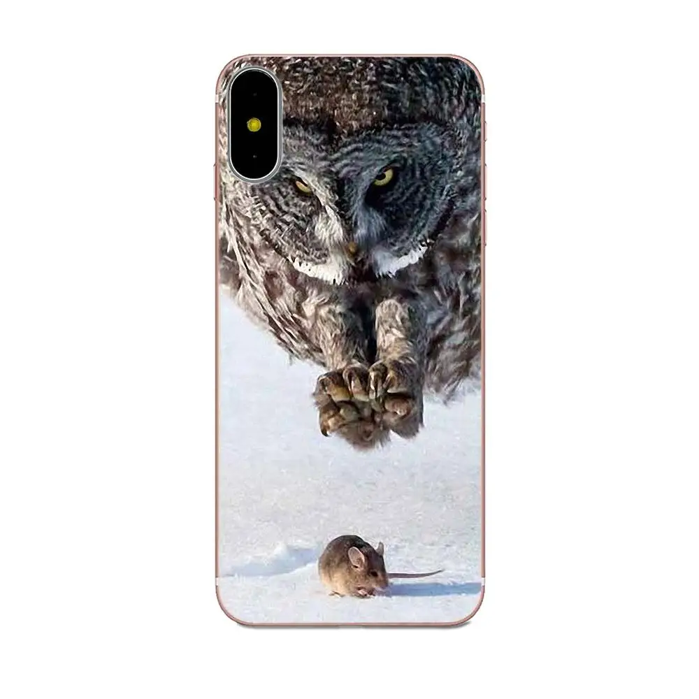 Милый блочный чехол для телефона Сова Снежная HTC 530 626 628 630 816 820 One A9 M7 M8 M9 M10 E9 Plus U11 Moto