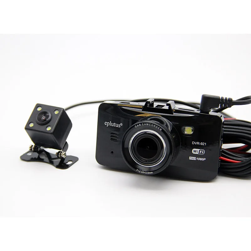 Автомобильный видеорегистратор с 2-мя камерами HD 1080P Eplutus DVR 921 WIFI | Автомобили и