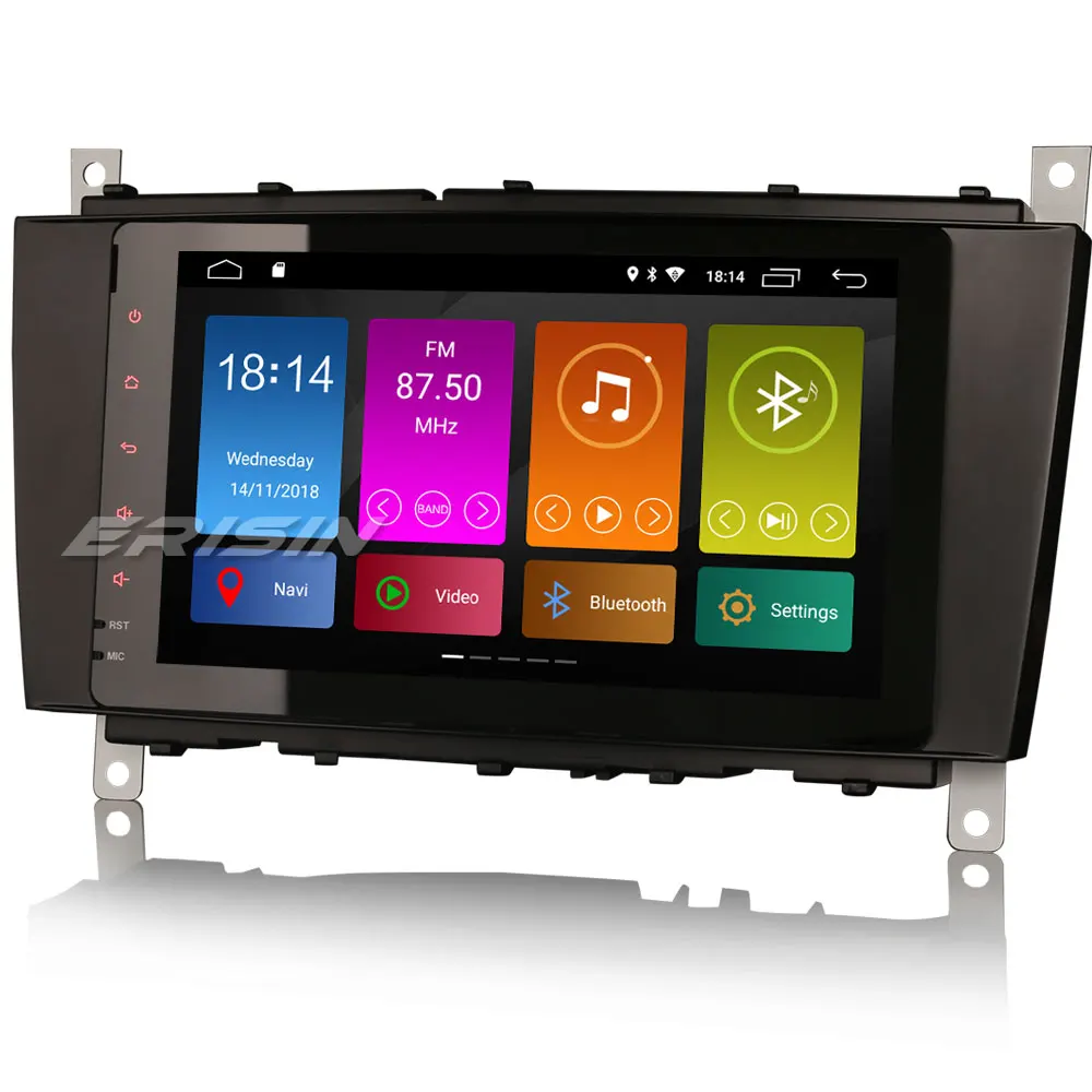 Erisin ES2983C 8 &quotАвтомобильный мультимедийный плеер авто радио Android 9 0 DAB + DVR OBD GPS для