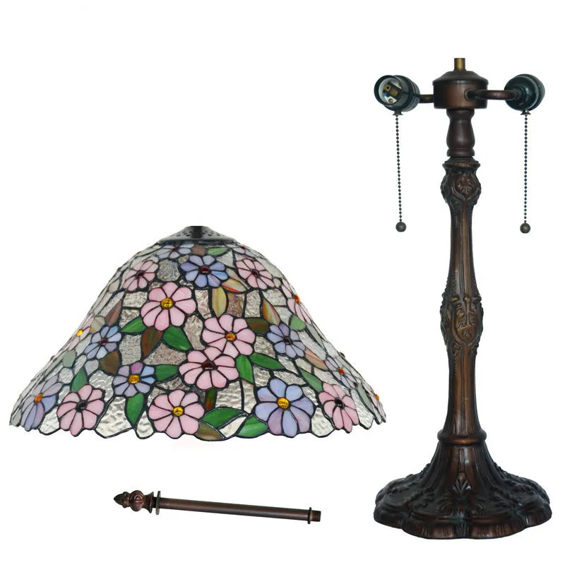 Витражная лампа FUMAT в европейском стиле элегантный художественный декоративный