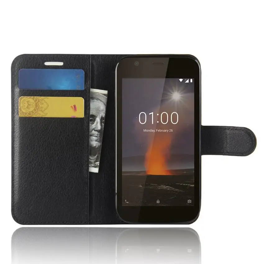 Для Nokia 1 чехол Nokia 1 Чехол Флип Роскошный PU кожаный чехол для телефона чехол для Nokia 1 TA-1047 TA-1060 TA-1056 TA-1079 TA-1066 TA