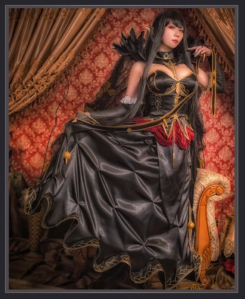 Карнавальный костюм Fate Apocrypha Semiramis черное бальное платье на Хэллоуин королевы