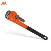 heavy duty straight pipe wrench 810121418 plumbing wrenches universal adjustable pipe clamp pliers plumber spanner tool