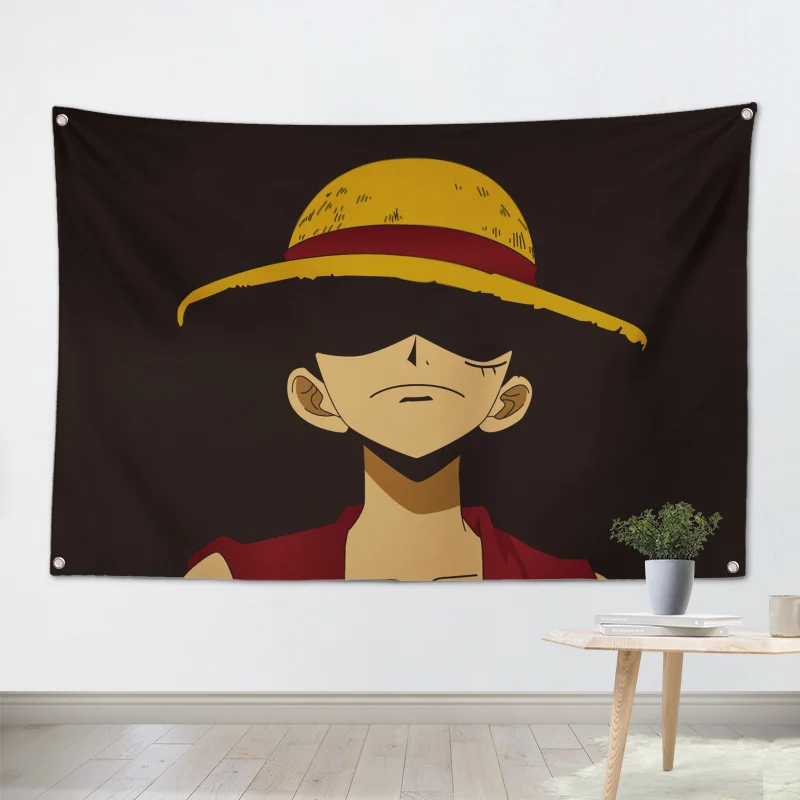 &quotONE PIECE&quot аниме плакат со сценами из фильмов свитки флаг Бар Кафе Отель тема