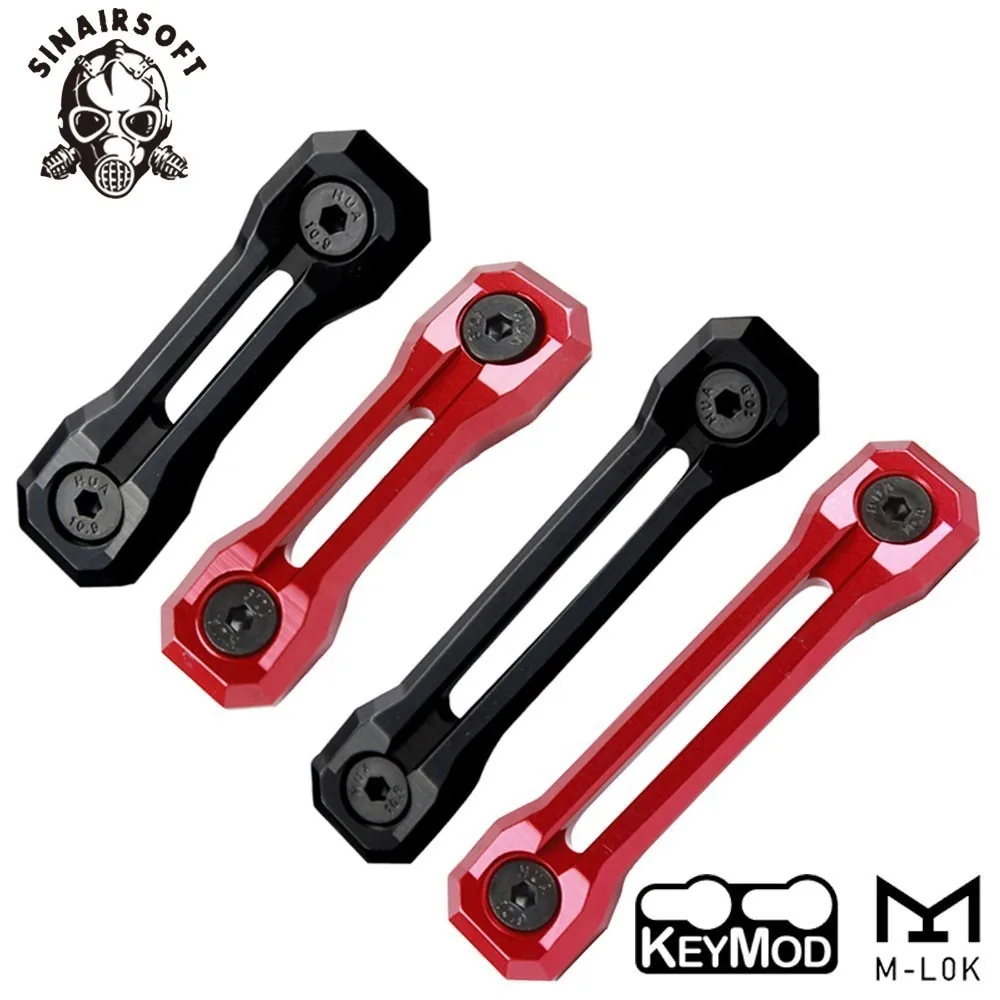 Новый CNC сплав поручень украшения Fit Keymod M Lok система для страйкбола AEG Охота