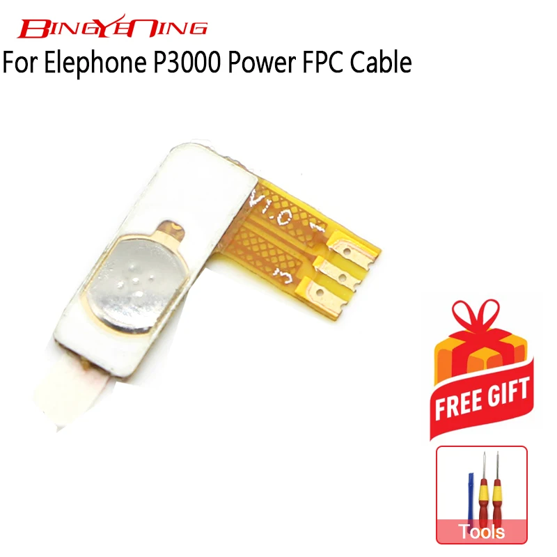 BingYeNing новый оригинальный для Elephone P3000/P3000S Кнопка питания гибкий кабель FPC