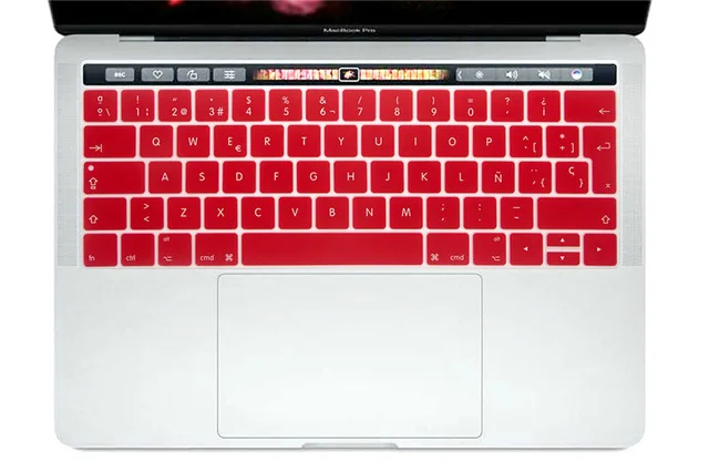 Защитная крышка клавиатуры с испанской и Европейской раскладкой для MacBook Pro 13 A1706