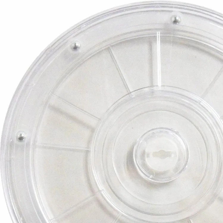20 см пластиковое ручное колесо прозрачный акриловый вращающийся поворотный стол мебельные аксессуары диаметр от AliExpress WW