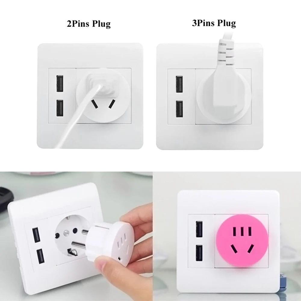 Настенная розетка с usb-разъемом кухонные розетки 5 В 2 А и 1 двойная электрическая