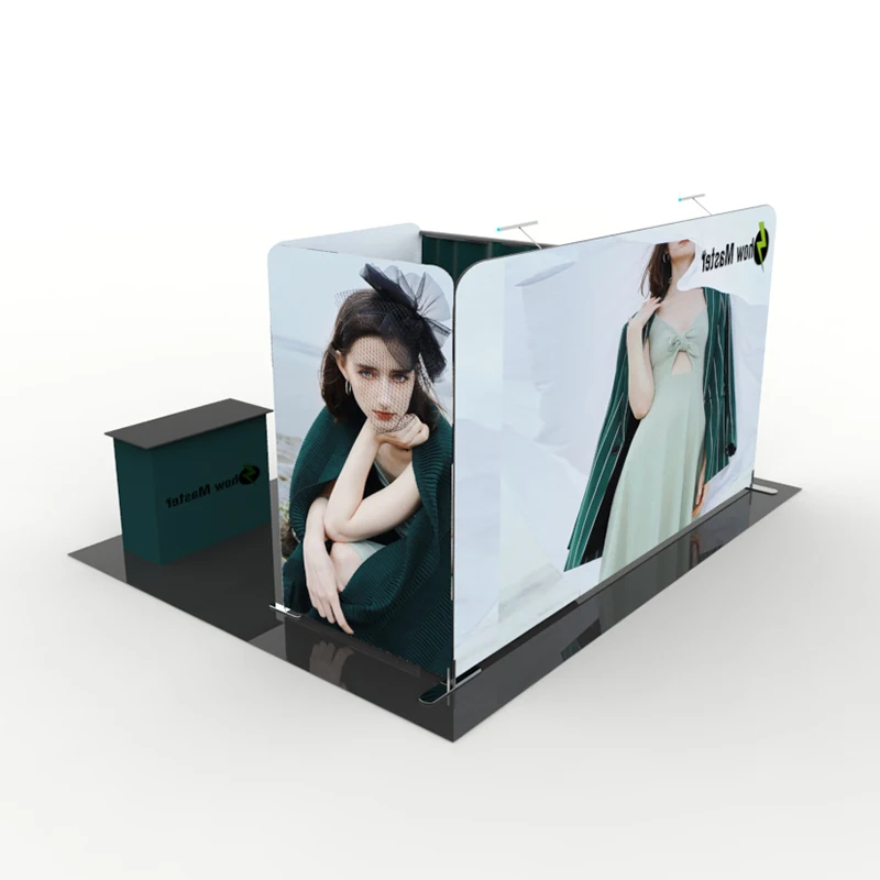 20 футов портативный многоразовый выставочный стенд стандартный дисплей для