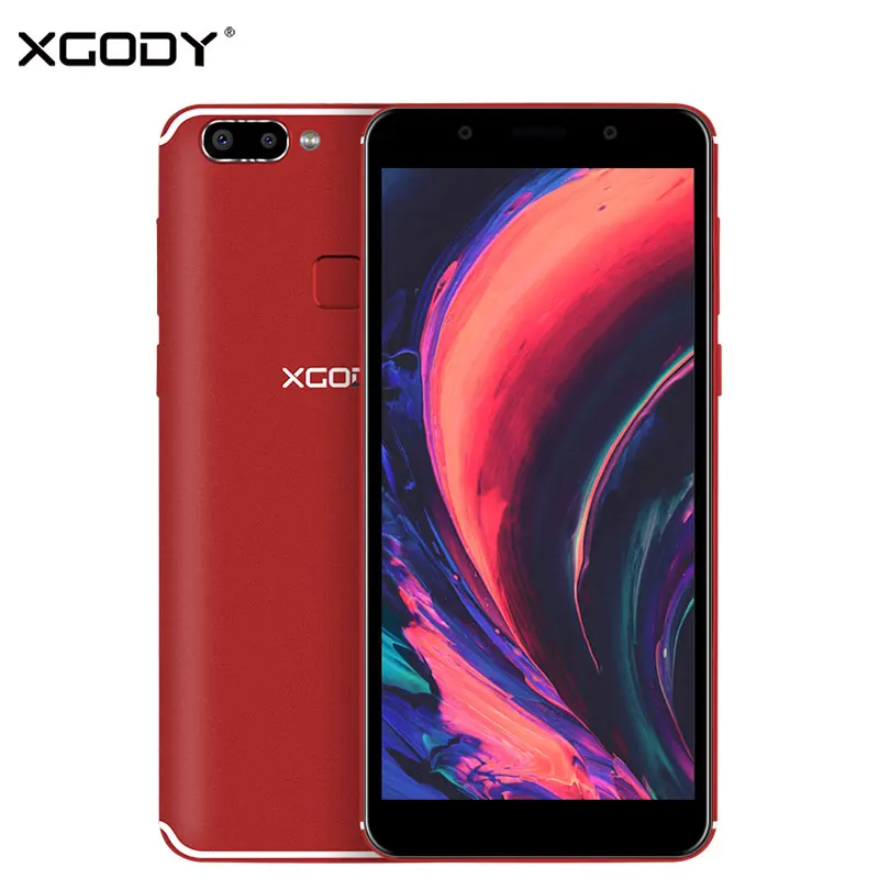 XGODY S14 5,7 дюймовый 18:9 мобильный телефон Android 5,1 Face ID MT6580 четырехъядерный 1G+ 8G 3G разблокировка Dual Sim смартфон 4 камеры мобильный телефон