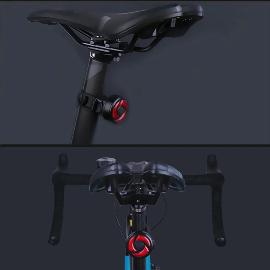 

BASECAMP Usb Bike Tail Light Smart Brake Taillights MTB Road Cycling Gravity Sensor Rear Led Waterproof Bycicle Back Bike Lights