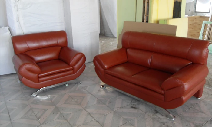 Бесплатная доставка французский дизайн geniue кожаный современный секционный