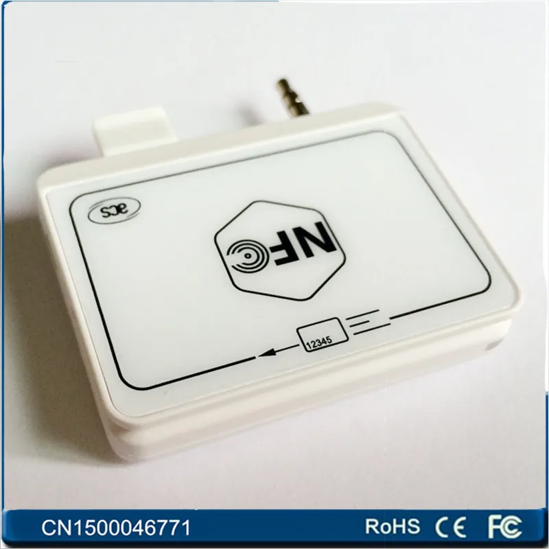 Мини 35 мм Аудио Разъем ACR35 MobileMate Смарт NFC RFID Считыватель Карт Писатель 13.56 мГц Для