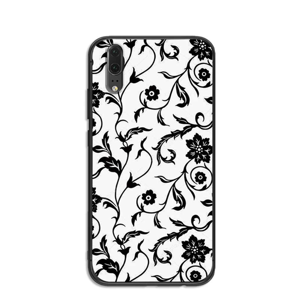 Decorative pattern soft phone for Huawei P8 P9 P10 P20 P30 Lite Pro P Smart 2016 2019 TPU Soft Silicone | Мобильные телефоны и