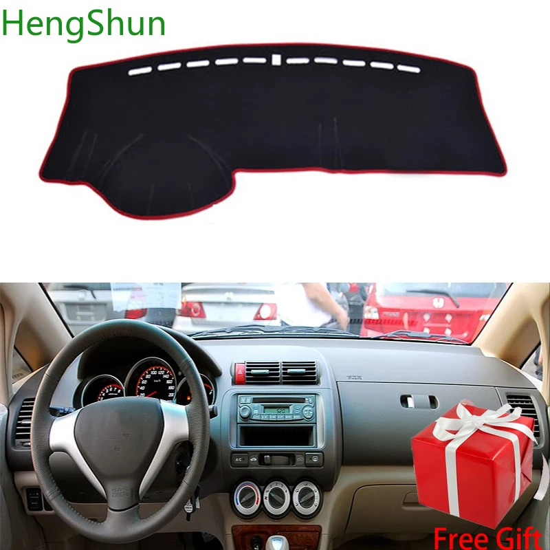 Нескользящий коврик для приборной панели Honda city 2004 2005 2006 2007|Наклейки на