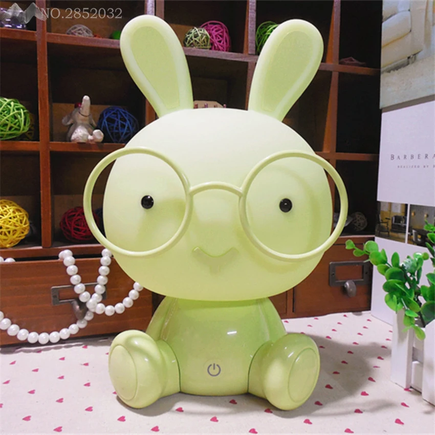 JW_Cute Baby лампа для спальни ночник с кроликом светодиодный светильник