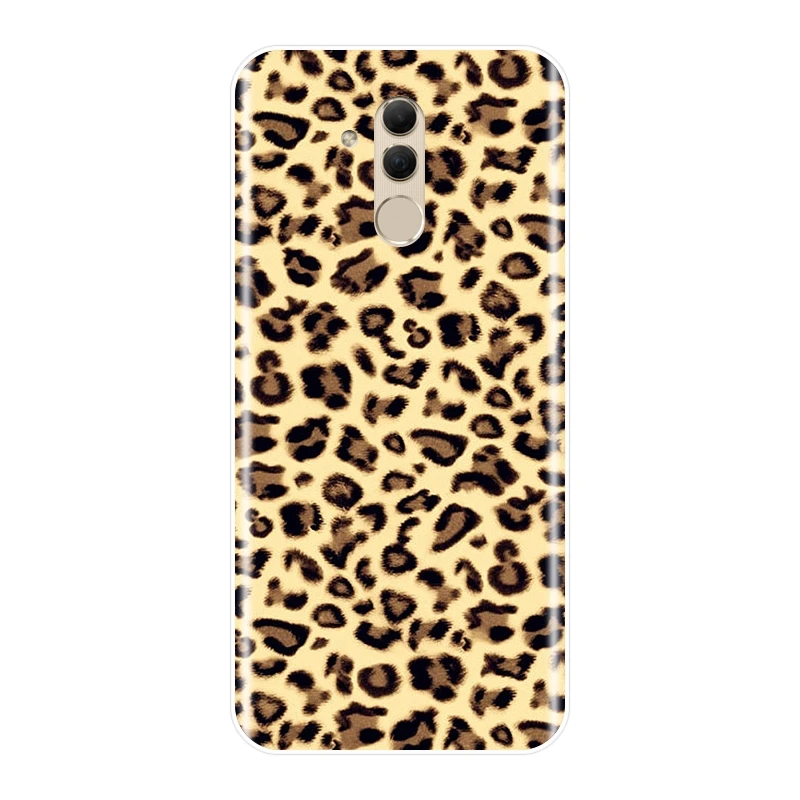 Модный чехол из ТПУ для Huawei Mate 20 10 9 Pro мягкий силиконовый роскошный леопардовый 7 8
