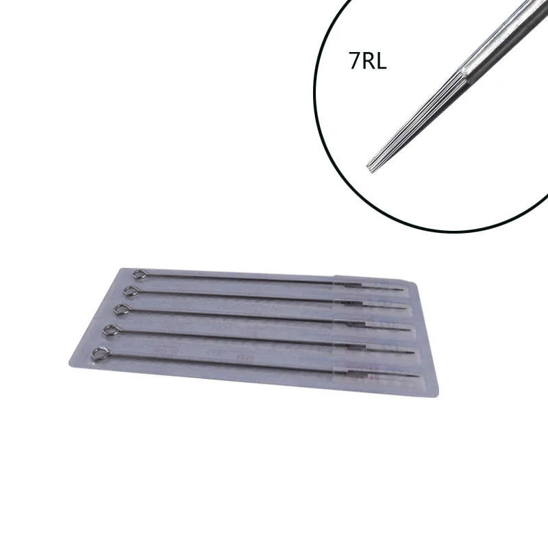 

Sterilized Needles 50Pcs 7RL/9RL/11RL Professional Body Art Tattoo Needles Tattoo Supply Tattoo Accessories Stainless Steel