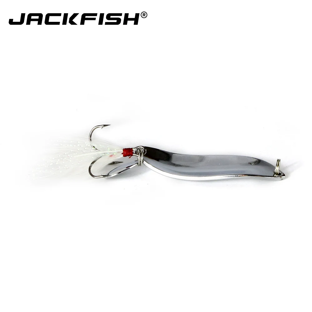 JACKFISH 5 шт./лот металлические блестки рыболовная приманка жесткие Наживки Тройной
