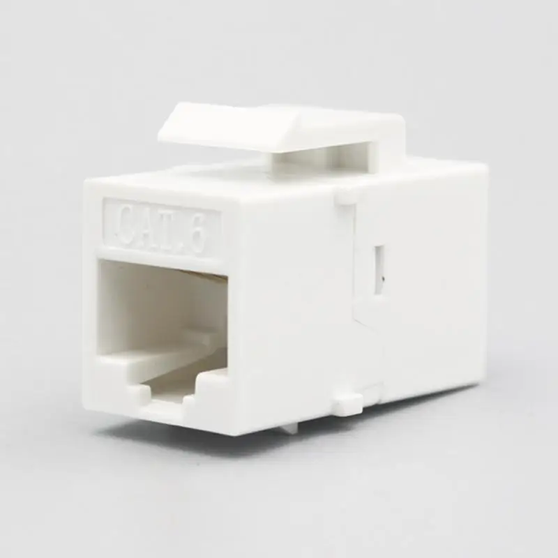 5 шт. в наборе CAT6 RJ45 гнездо муфта вставка защелкивающийся разъем адаптер порт для настенной плиты розетка панель Whi