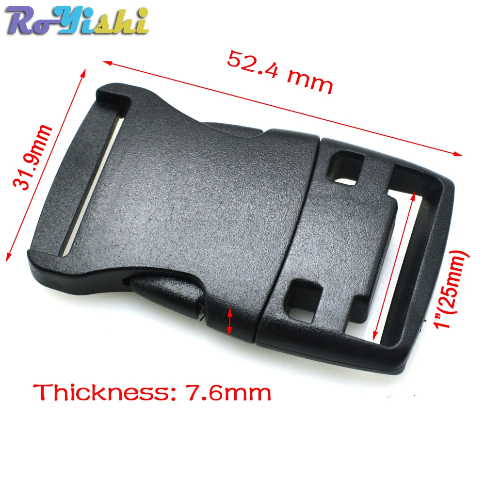 10pcs/pack 1&quot(25mm) Plastic Side Release Buckle for Backpack Straps Belts Hiking Camping Bags | Дом и сад