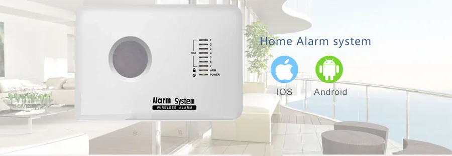 Беспроводная и Проводная система сигнализации для дома охранная сигнализация с
