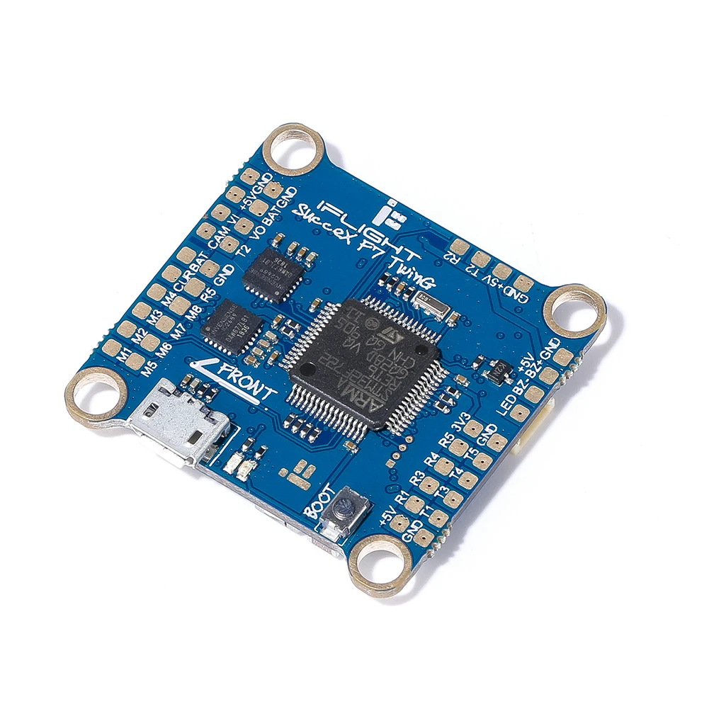 Контроллер полета iFlight SucceX F7 С 60A 2-6s blheli _ 32 Dshot1200 4 в 1 ESC Flytower для FPV гоночного дрона |