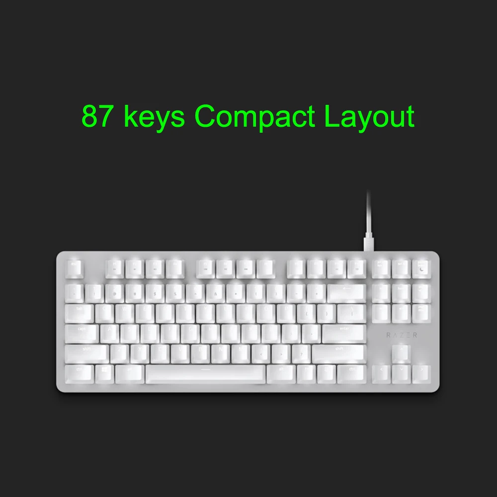 Клавиатура Razer blackвстроенная Механическая игровая Офисная Проводная клавиатура
